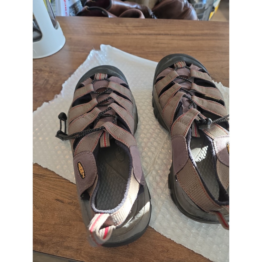 KEEN Newport H2 Men's Gray Sport Sandal Adjustable Strap Drawstring Closure 11M